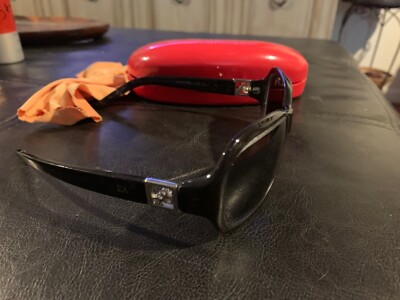 Elizabeth Arden Black Sunglasses‎ With Red Case Elizabeth Arden Sunglasses Hard Case Red | eBay main image 2