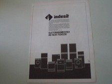advertising Pubblicità 1981 INDESIT ELETTRODOMESTICI FRIGORIFERO/LAVATRICE ECC