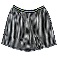 T by Talbots Gingham Plaid Skort Skirt W/ Shorts Activewear Zip Pocket Size 1XP