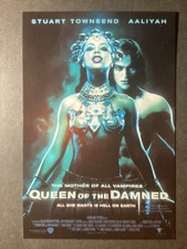 MOVIE / FILM POSTCARD, Queen of the Damned… Aaliyah, 2002