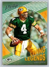 2017 Panini Prestige #8 Brett Favre Living Legends Green Bay Packers