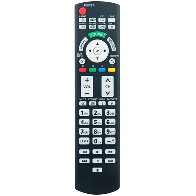 Télécommande De Remplacement Pour TV Panasonic TX-P65VT30 - Marque Infrashop - Neuf