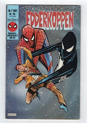 1984 MARVEL AMAZING SPIDER-MAN #258 & SPECTACULAR SPIDER-MAN #96 KEY RARE NORWAY