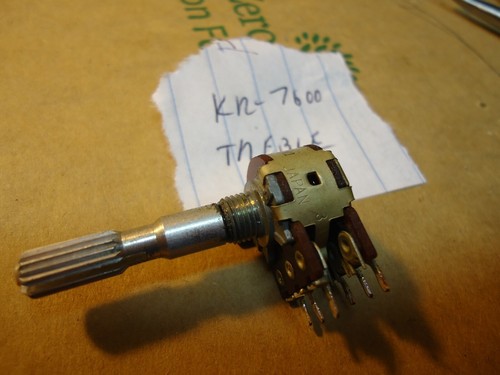  Kenwood KR-7600 Stereo Receiver Parting Out Treble Control Potentiometer