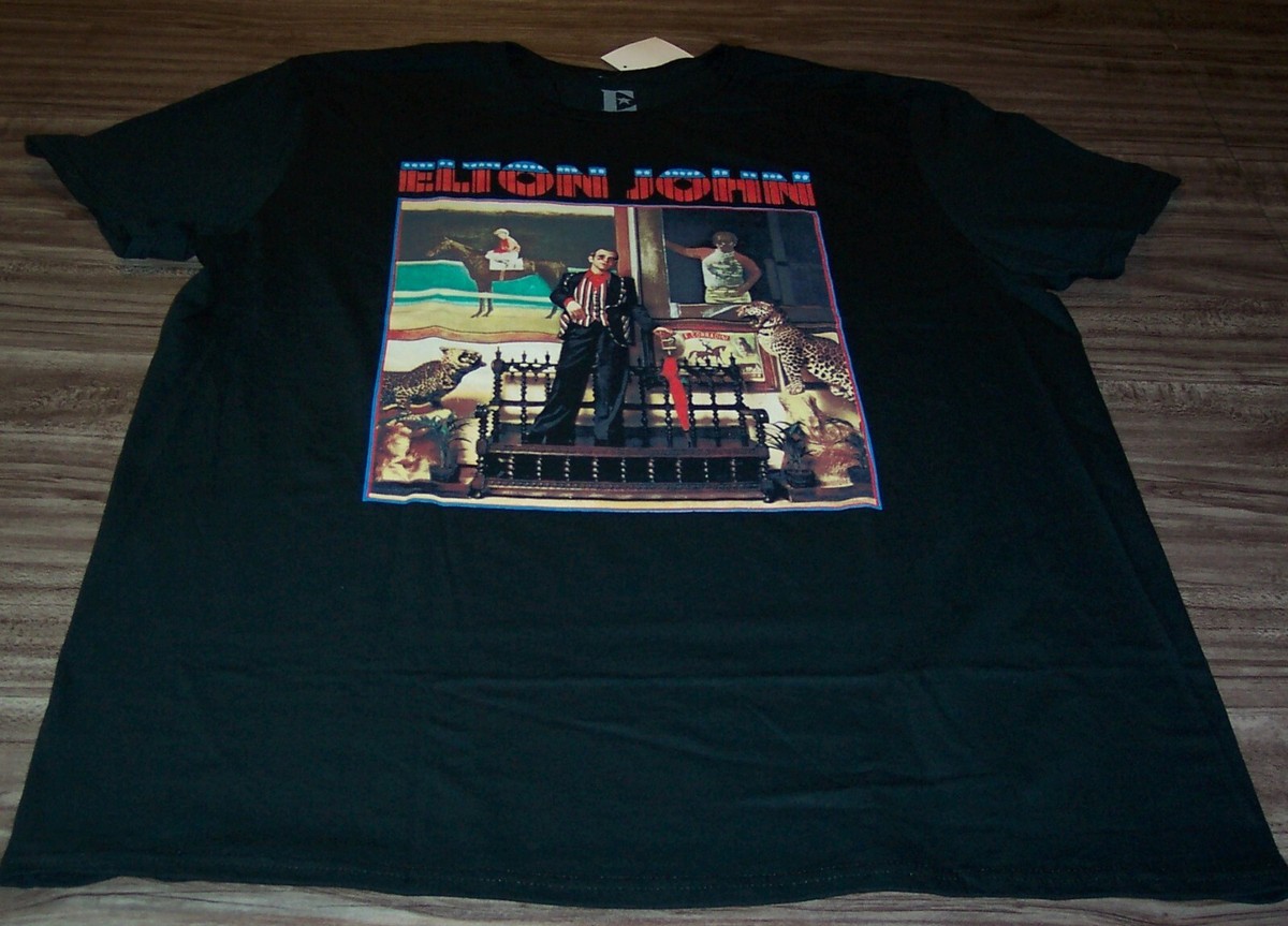 VINTAGE STYLE ELTON JOHN T-Shirt MENS XL NEW w/ TAG | eBay