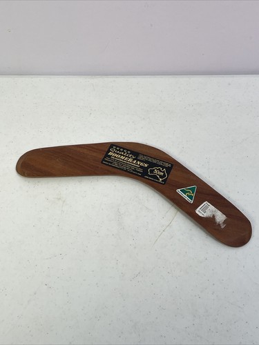 Souvenir Boomerang Australia Hand Painted Jumping Kangaroo Quality Boomerangs