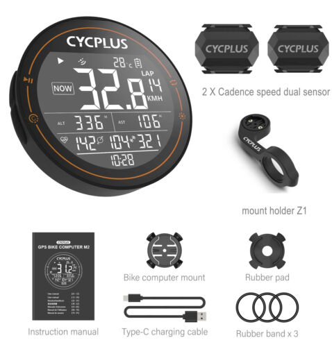 Wireless GPS Bicycle Computer ANT+ Bluetooth MTB Waterproof Speed Meter Cadence - Picture 13 of 35