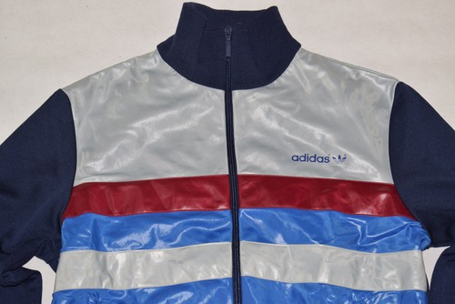 Adidas Trainings Anzug Track Jump Suit Sport Overall Nylon Glanz Vintage 80s S - Bild 4 von 11