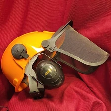 STIHL Chainsaw FORESTRY HELMET SYSTEM Hat w/ Faceguard Ear Eye Protection safety