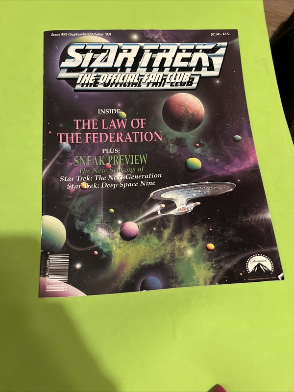 1993 Star Trek Official Fan Club Magazine #93