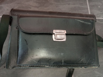 Camera Foto Leder Leather Carry Bag Trage Tasche ca. 24 x 17 cm