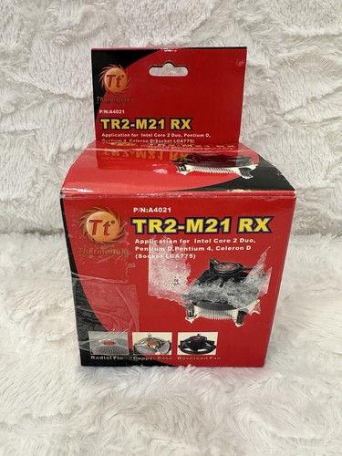 Thermaltake TR2-M21 RX Reversed Cooling Fan/Heatsink (Socket LGA775) New Open B. - Picture 1 of 8