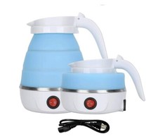 Foldable Electric Heating Water Silicone Travel Kettle