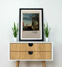 Salvador Dali, Original Hand-signed Lithograph with COA & Appraisal of $3,500