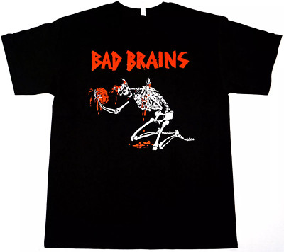 BAD BRAINS T-shirt Hardcore Punk Reggae Metal Unisex Short Sleeve Tee S-5XL