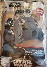 Star Wars Rogue One Twin Comforter microfiber 64" x 86" boys bedding new read 