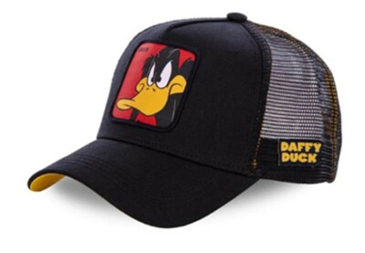 Daffy The Duck Character Black Adjustable Snapback Cap/Hat