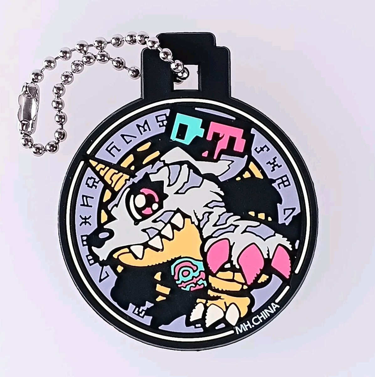 Gabumon Matt Digimon Adventure 15th W Rubber Mascot Keychain From