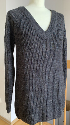 * ICHI * wie neu * Longpullover oversized mit buntem Lurex