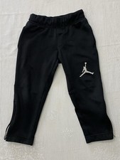 Jordan Jumpman Therma-Fit Black Zippered Ankle Jogger Pants Boys Sz XS 4