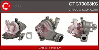 Casco Lader, Aufladung CTC70008KS für CITROËN  passend für FIAT LANCIA