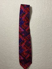 Kamala Creations Men's Necktie Tiki Hawaiian Design Made In Hawaii Made In USA