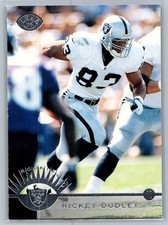 1996 LEAF DONRUSS ROOKIE CARD # 183 Rickey Dudley - Oakland Raiders. rookie card picture