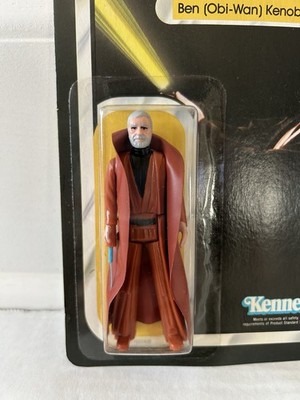 STAR WARS BEN KENOBI OBI WAN 65A MOC CLEAR BUBBLE KENNER VINTAGE