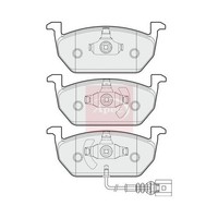 FüR Skoda Octavia Iii 2012-2021 BremsbeläGe Vorne (R90) Apec PAD2028