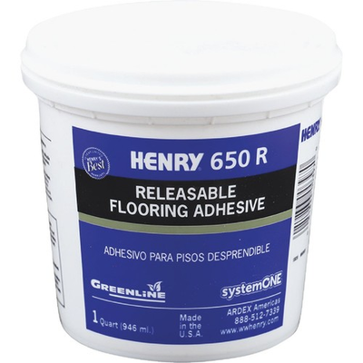 #ad Henry Releasable Bond Pressure Sensitive Fiberglass Sheet Vinyl Floor Adhesive $19.36