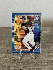 2019 Bowman Chrome Prospects Blue Refractors #BCP-174 Joey Bart 77/150