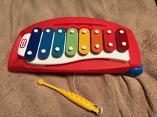 Little Tikes Xylophone Tap-a-Tune Musical Instrument Toddler Pull Along 15" INCH