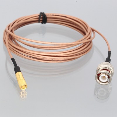 BNC to Locking Spring 10-32 Microdot RG178 Cable Accelerometer Flaw detector NDT