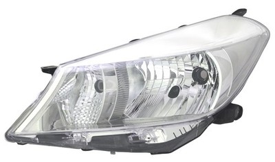 Scheinwerfer links für Toyota Yaris P13 2010-2014 Chrom H4 Halogen LWR