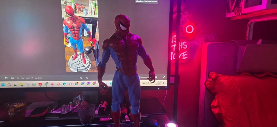 Sideshow Spiderman statua in scala 1/3 - Immagine 3 di 4