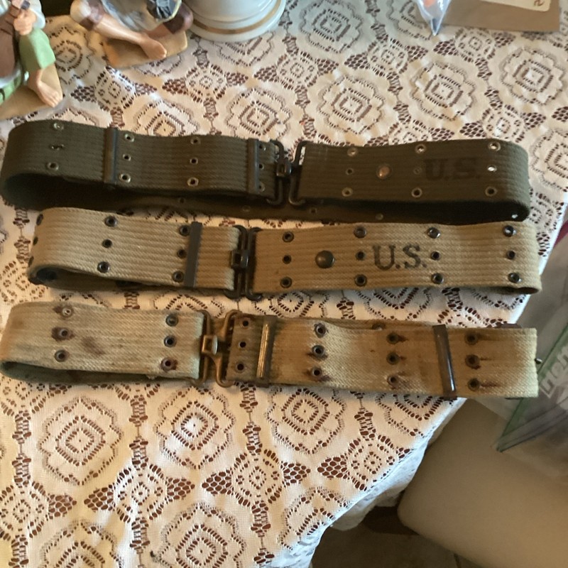 Old Combat Belts Marked