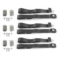 Camaro 1970 - 1981 Standard 2pt CH Lap Bench Blt Kit w/BKTS 3 Belts 