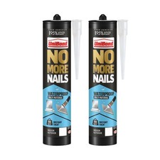 Unibond No More Nails Waterproof Heavy Duty Mounting Adhesive 280ml, 2 Pack