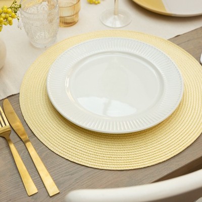 d-c-fix Tischsets Vanille 37 cm rundgeflecht