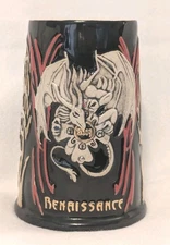 Vntg Texas Renaissance Festival Dragon Slayer Tankard Mug Stein 2009 Limited #