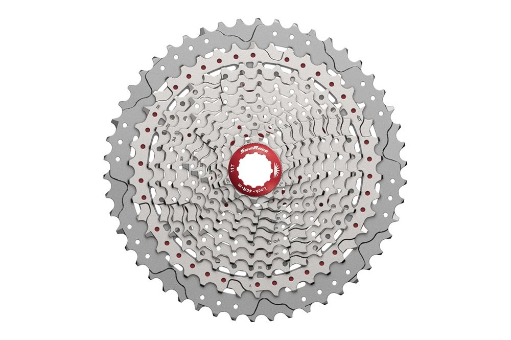 SunRace Unisex Csmx8 1146t 11 Speed Cassette ESTANDAR Silver 25790₽