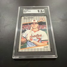 1989 Fleer Bill Ripken * FF Error #616 SGC 9.5 MINT+