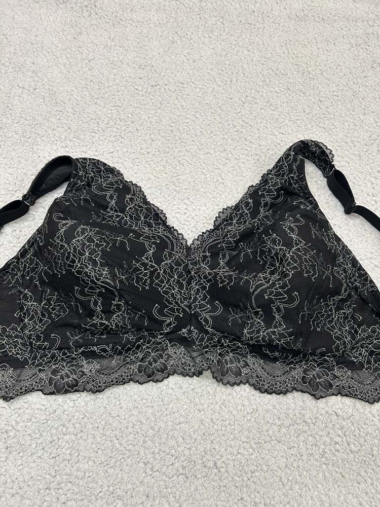 Secret Treasures Bra 4X Bralette STB1001 Black Lace 4XL XXXXL