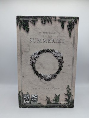 The Elder Scrolls Online Summerset PC/MAC Collectors Edition Complete in Box CIB