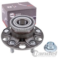 ABS RADLAGER-SATZ Mit ABS-RING Hinten Passend FüR Honda Accord | 201777