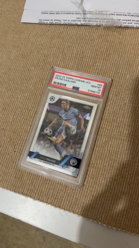 Topps Chrome UCC 2022-23 Erling Haaland #99 PSA 10 Manchester City UCL