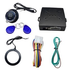 Car Push Engine Start Button Kit, Upgrade Push to Start Ignition Kit, Smart