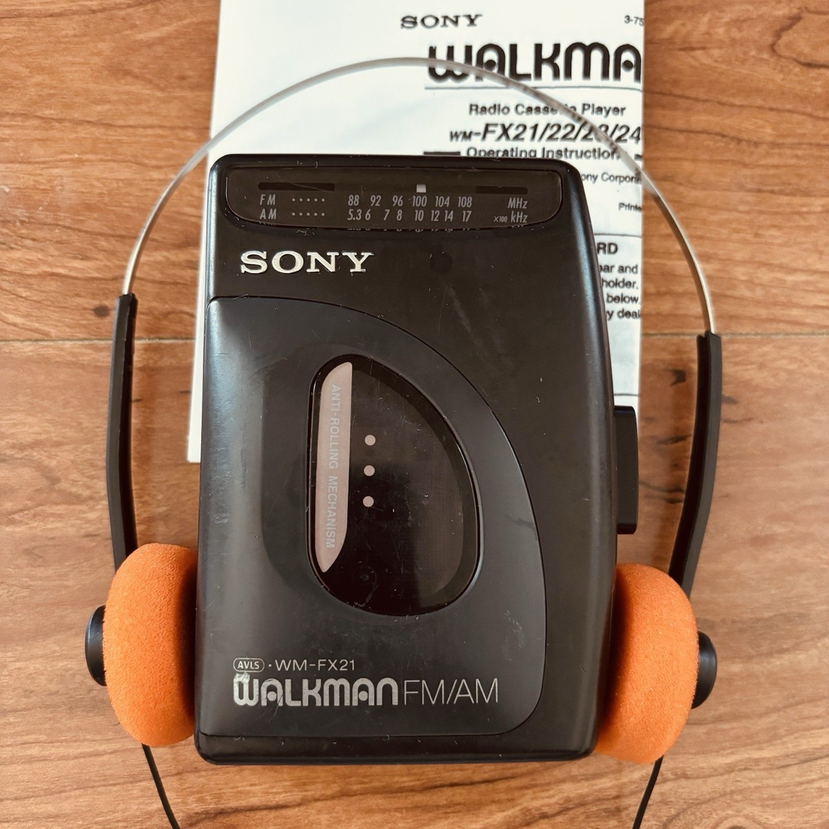 動作品）ソニー /WM−FX21●海外仕様ラジオつき 整備済カセットプレーヤー SONY Walkman WM-FX21 Cassette Player & AM/FM Radio - New