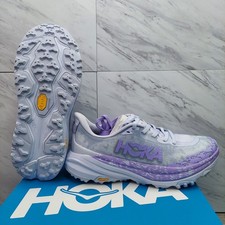 Hoka Speedgoat 6 Purple Lilac White Trail Shoe Vibram 1147811 SLWS Womans SZ 7.5