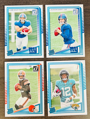 2025 Donruss Football RATED ROOKIE (RC) BASE 301-400 - YOU PICK / CHOOSE - NM
